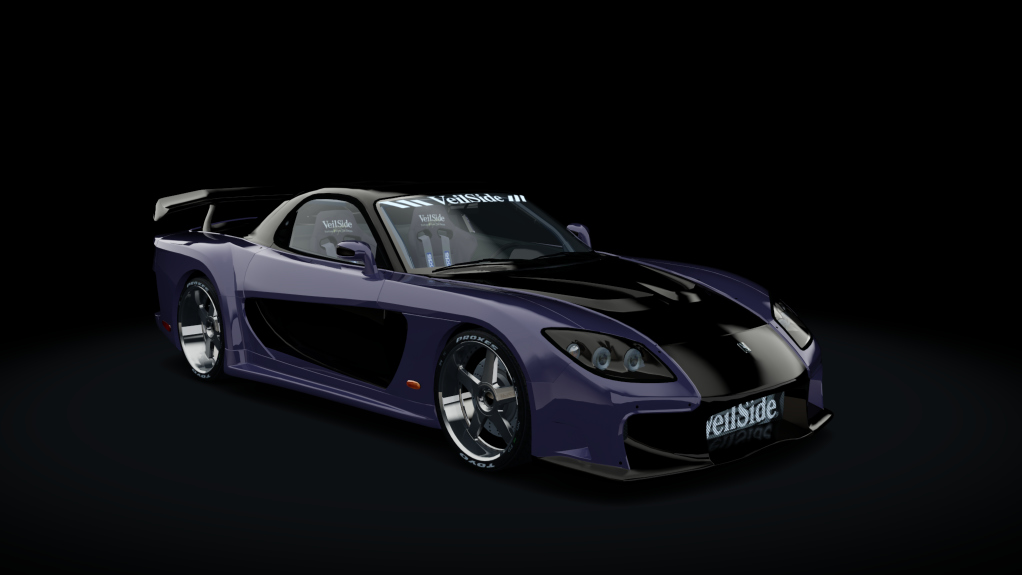 Mazda RX-7 Veilside Fortune, skin purple_midnight_carbon