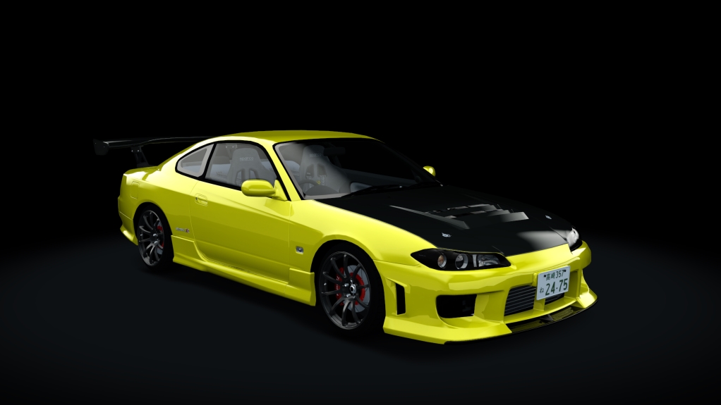 Nissan Silvia S15 Street Race, skin 04_Lightning_Yellow