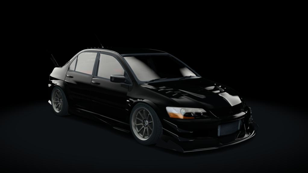 Mitsubishi Lancer Evolution IX Voltex (Midnight Evo) RF, skin black