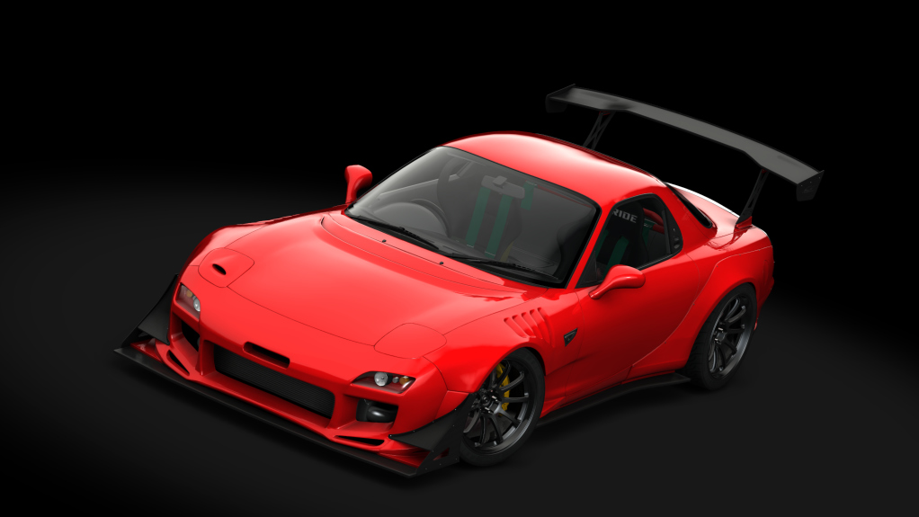 Mazda RX-7 FD3S - FEED Afflux GT3, skin candy_red
