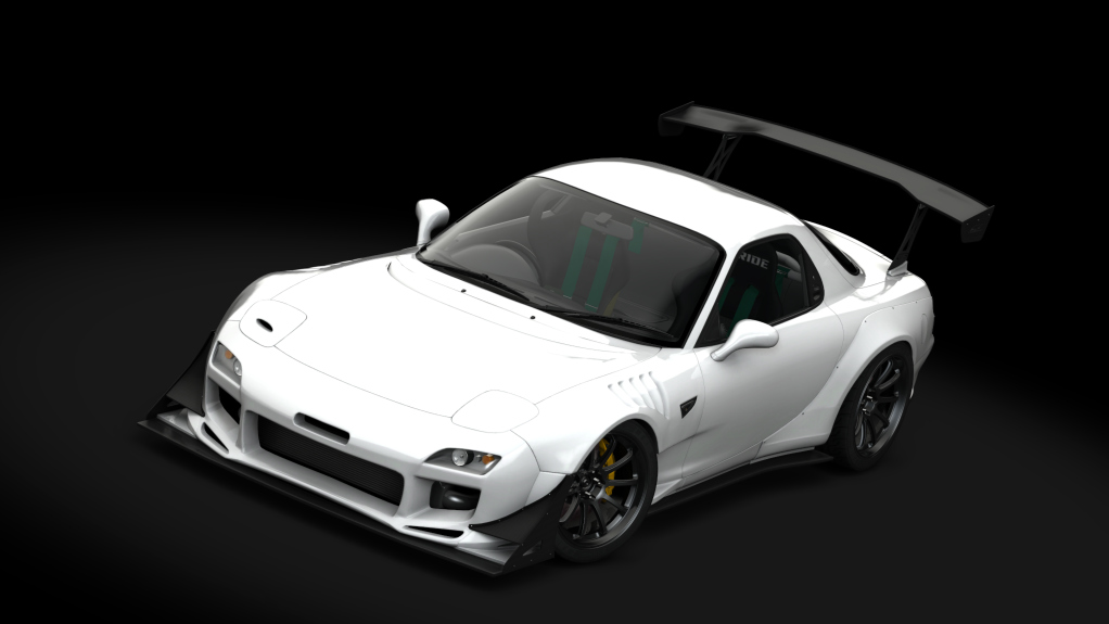 Mazda RX-7 FD3S - FEED Afflux GT3, skin pure_white
