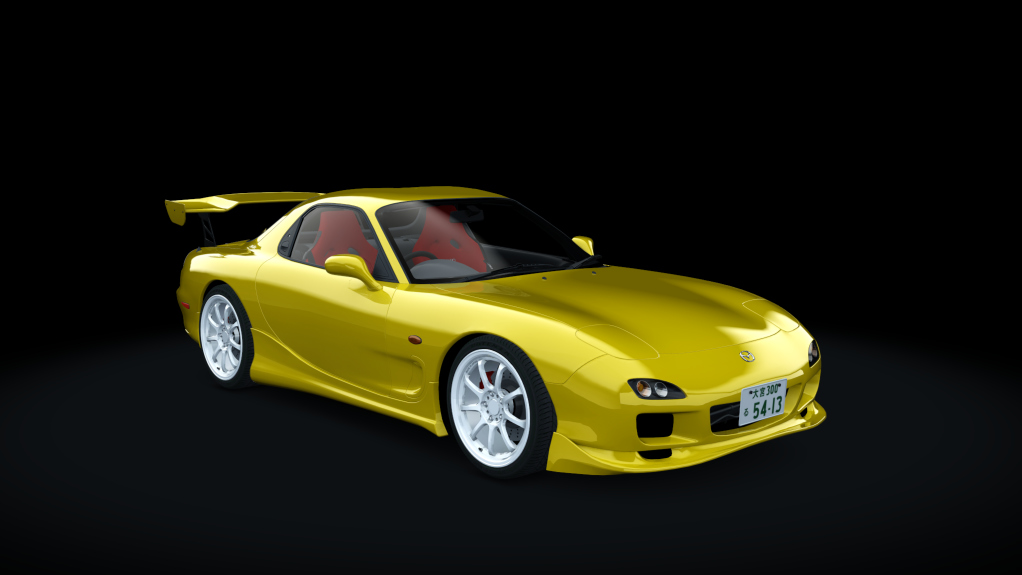 Touge Workshhop Mazda RX-7 Perfomance, skin 08_competition_yellow